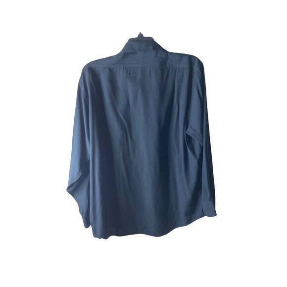 Arrow Dress Shirt Mens XL Ultra Silk Long Sleeve Chest Pocket Button Up Formal - Picture 4 of 6